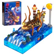 Funwhole Ocean Adventure Ship Lighting Building Bricks Set - Construction Building Model Set 824 Pcs for Adults and Teen LED Lighting Brick Set