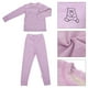 thumbnail image 2 of 1 juego de ropa interior térmica para niños, pijama térmico de color sólido, pijama térmico de manga larga, pijama térmico cálido para niñas, pijama de invierno, 2 of 7