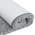 thumbnail image 4 of REGALWOVEN Bathroom Rug Non-Slip Soft Shaggy Bath Mat for Bathroom Grey 16" x 24", 4 of 6