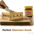 thumbnail image 5 of Nutella Peanut Spread With Cocoa, Smooth and Creamy, for Afternoon Snacking, Family Gifts, Unique Snacks, 13 oz, 5 of 14