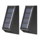 thumbnail image 1 of Paquete de 2 luces LED solares ABS para decoración de jardín al aire libre (luz cálida) Tmvgtek Iluminación del hogar multifuncional, 1 of 2
