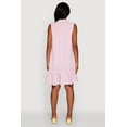 thumbnail image 4 of Womens Chic Gauze Knit Button Front Peplum Hem Dress, 4 of 4