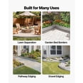 thumbnail image 6 of KFFKFF Galvanized Steel Landscape Edging, 50 ft x 6 in Metal Strips for Landscaping with Gloves, Flexible and Easy-to-Install Design, Durable Garden Edge Border for Flower Beds and Pathways, 6 of 9