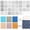Solid Color Fabric Style, variant on Threns Sashiko Stencil Kit, 30Pcs Sashiko Thread Kit with Fabric, Sashiko Needles, Embroidery Thread, Cotton Thimble, Sashiko Patterns Embroidery Projects for Sewing Hand Quilting Mending Supplies