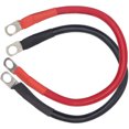 thumbnail image 3 of Cable de batería de alimentación 25 cuadrados 0,3 m calibre 4 AWG cable de batería rojo y negro, modelo: negro y rojo 30 cm Kuyhfg Sin marca, 3 of 5