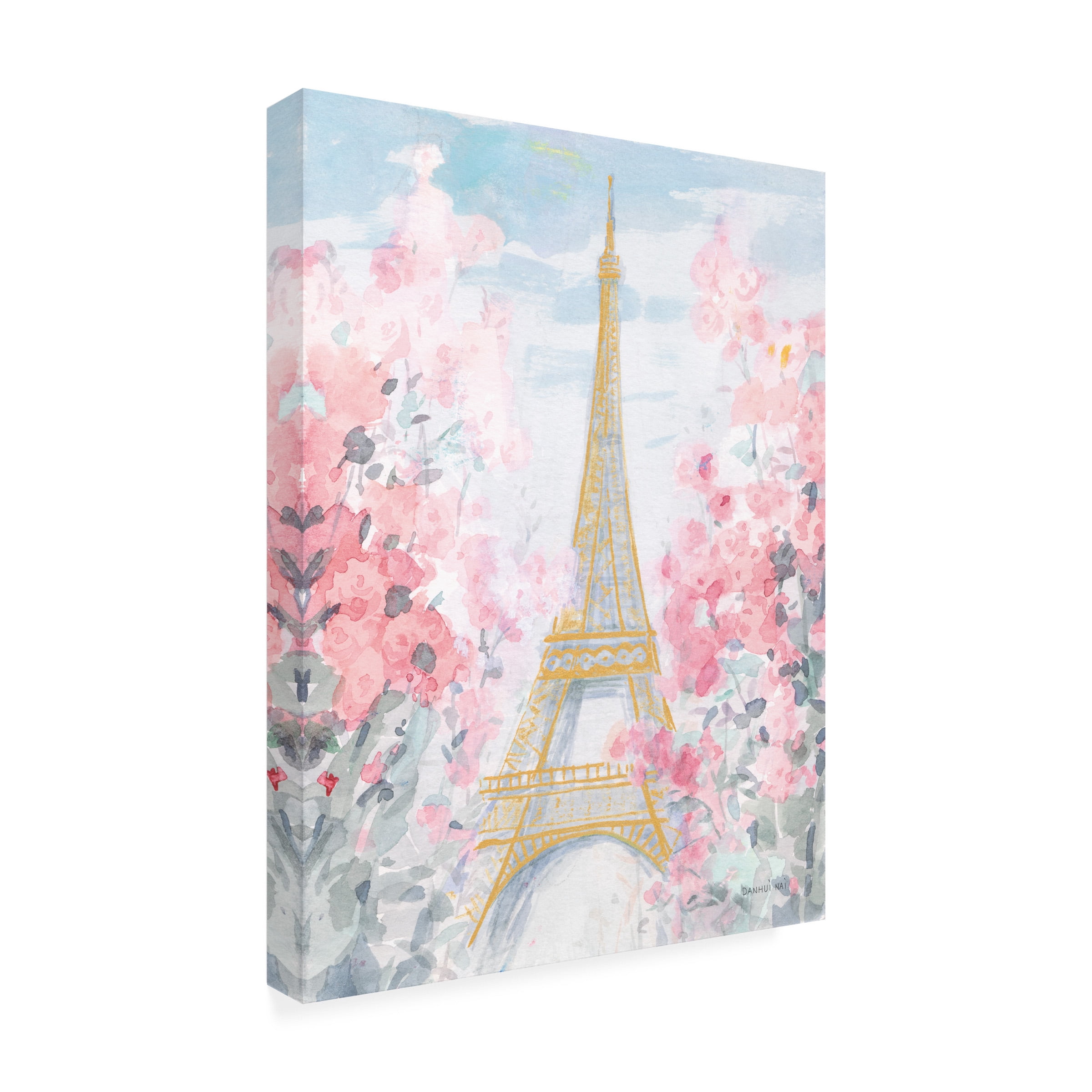 Danhui Nai 'Pastel Paris III' Canvas Art