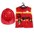 thumbnail image 2 of Juego de disfraces de bombero para niños de 7 piezas Ropa de juego de experiencia profesional para niños, 2 of 4
