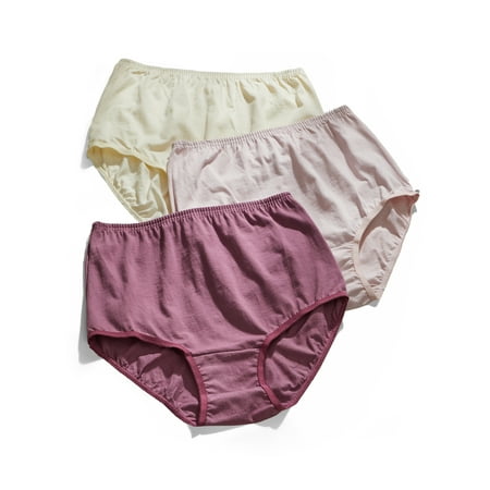 

Vanity Fair Womens Perfectly Yours Cotton Brief 3-Pack Style-15320