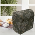thumbnail image 3 of Flower Stand Mixer Cover, Ornamental Composition with Blossoming Petals Doodle Style Illustration, Kitchen Appliance Organizer Bag Cover with Pockets, 5 Quarts, Umber Orange Slate Blue, by Ambesonne, 3 of 4