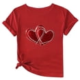 thumbnail image 1 of Camisetas de Manga Corta para Mujeres, Camiseta de Cuello Redondo Impresa de Moda, Primavera Y Verano Casual, 1 of 1