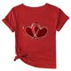 thumbnail image 1 of Camisetas de Manga Corta para Mujeres, Camiseta de Cuello Redondo Impresa de Moda, Primavera Y Verano Casual, 1 of 1