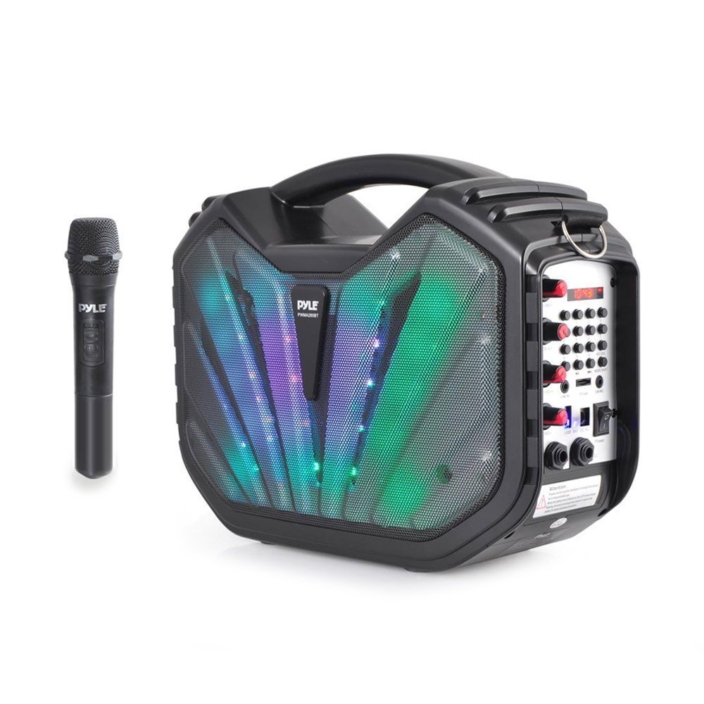 Pa System, Pyle Rechargeable Dj Portable Wireless Small Karaoke Pa