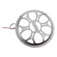 thumbnail image 4 of Rejilla De Subwoofer De Hueco Universal Resistente Con Barra de lámpara Intermitente - Plata 8 pulgadas diámetro yotijar Cubierta del altavoz del coche, 4 of 8