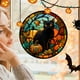 thumbnail image 1 of Pegatinas de PVC estáticas para vidrio de Halloween, sin adhesivo, extraíbles, para decoración de fiestas navideñas, pegatinas para ventanas, 1 of 9