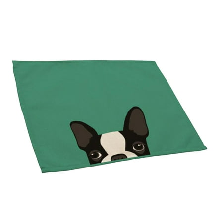 

Cute Placemats Washable Fabric Pad for Dining Room Kitchen Table Decoration - as described as described