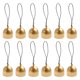 thumbnail image 1 of 12 piezas de campanas colgantes con cuerda colgante, campanillas de viento de metal para bricolaje, 1 of 7