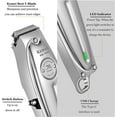 thumbnail image 3 of KEMEI Professional Beard and Hair Trimmer for Men, Cordless T-Blade Trimmers, Electric Hair Clippers for Barbers and Stylists, All Body Grooming Model 1949, 3 of 7