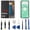 Black, variant on INCELL for Samsung Galaxy S10 Screen Replacement S10 LCD Display SM-G973U SM-G973U1 Display Touch Screen Assembly No Fingerprint. (with Black Frame+Back Cover Adhesive+Tools)