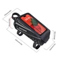 thumbnail image 4 of Bolsa para cuadro de bicicleta, 1L, bolsa para bicicleta de carretera, diseño de tapa abatible para accesorios de bicicleta MTB, 4 of 6