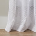 thumbnail image 3 of Better Homes & Gardens Clipped Diamond Pole Top Single Curtain Panel, White, 50" W x 84"L, 3 of 4