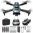 thumbnail image 1 of Dron Zeceouar con cámara, plegable, con tres cámaras 1080P, FPV, para principiantes, control de gestos, evitación de obstáculos, modo sin cabeza, cuadricóptero RC con WiFi., 1 of 8