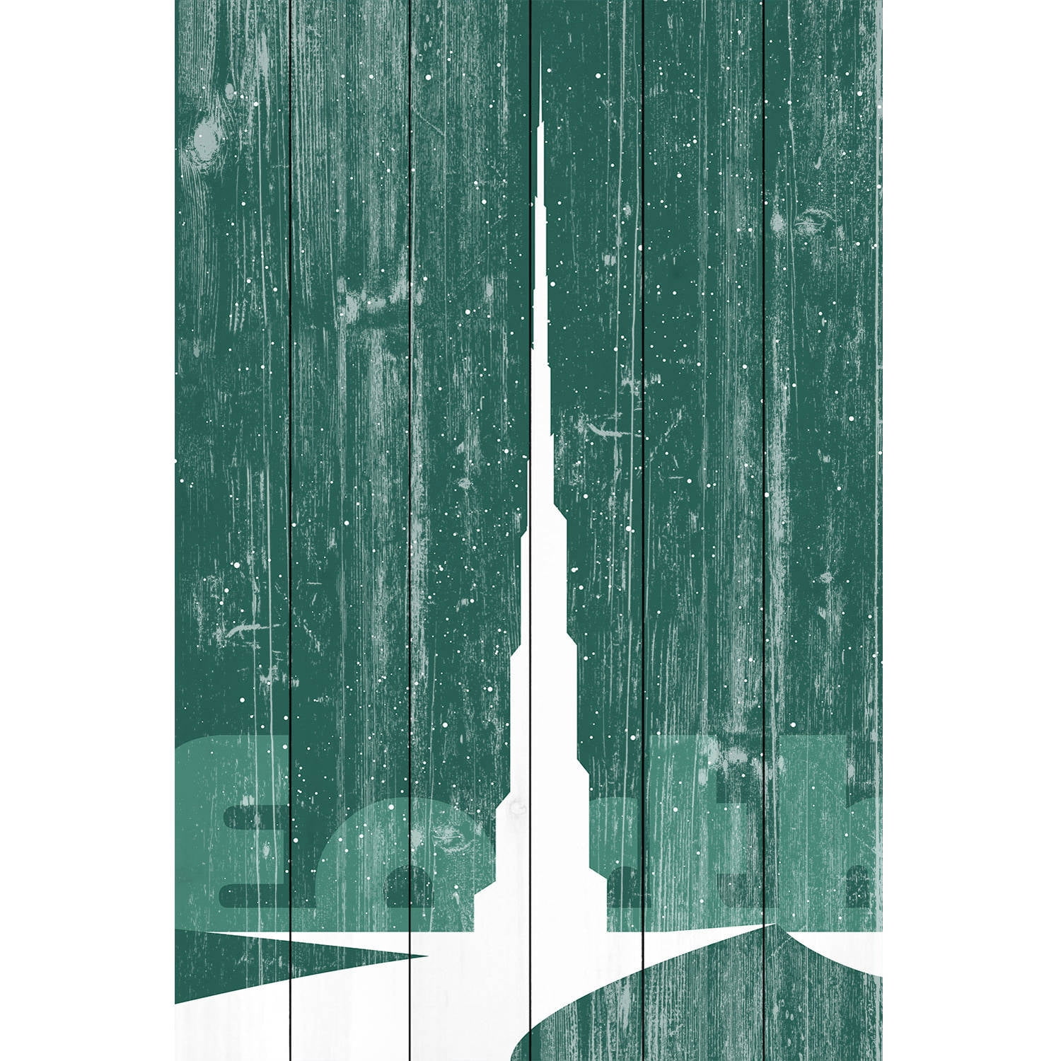 Marmont Hill - "Earth" Painting Print on White Wood