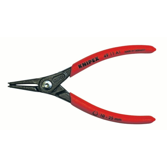 KNIPEX Tools 49 11 A1, 5.5-Inch External Straight Precision Retaining Ring Pliers