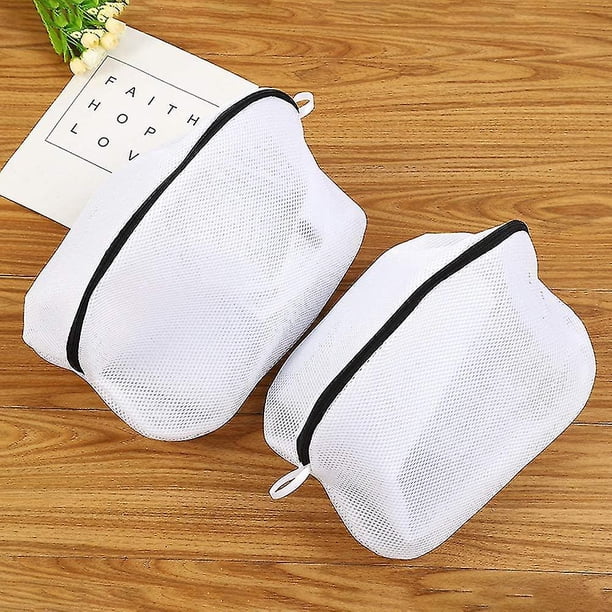 Bolsas de lavado de zapatos de 2 uds, bolsa de lavandería Premium para zapatos/zapatillas para lavadora con cremallera duradera, bolsa de lavado de alta protección ShuxiuWang 8390611111212
