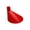 Red, variant on Liquid Filling Funnel, Offset Hands-free Funnel with Wide Mouth, Universal Plastic Funnel for Oil, Fuel, Water & Kitchen Liquids