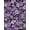 Purple, Pattern 3, variant on ODIKA 4' x 6' Machine Washable Non-Slip Area Rug, Contemporary Medallion High Traffic Rug, Purple, 269784