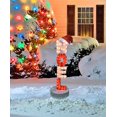 thumbnail image 3 of 41" Animated Red and Silver Lighted Noel Sign Christmas Outdoor Decoration, 3 of 3