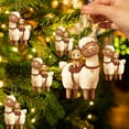 thumbnail image 1 of CaiYueKe Acrylic Lamb Hanging Ornaments 10 Pack Creative Car Interior Decor Accessories Cute Pendant for Rearview Mirror Home Christmas Tree Decoration Small Animal Figurine Set Decorative Gift, 1 of 6