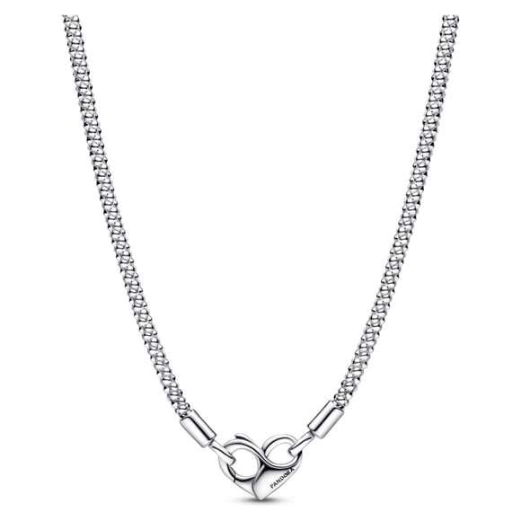 Collar Cadena Decorada Pandora Moments Joya Original 392451C00 | Colección Pandora Moments Original | Joyería De Lujo Para Mujer | Ideal Para Regalo Elegante | Compatible Con Charms Pandora