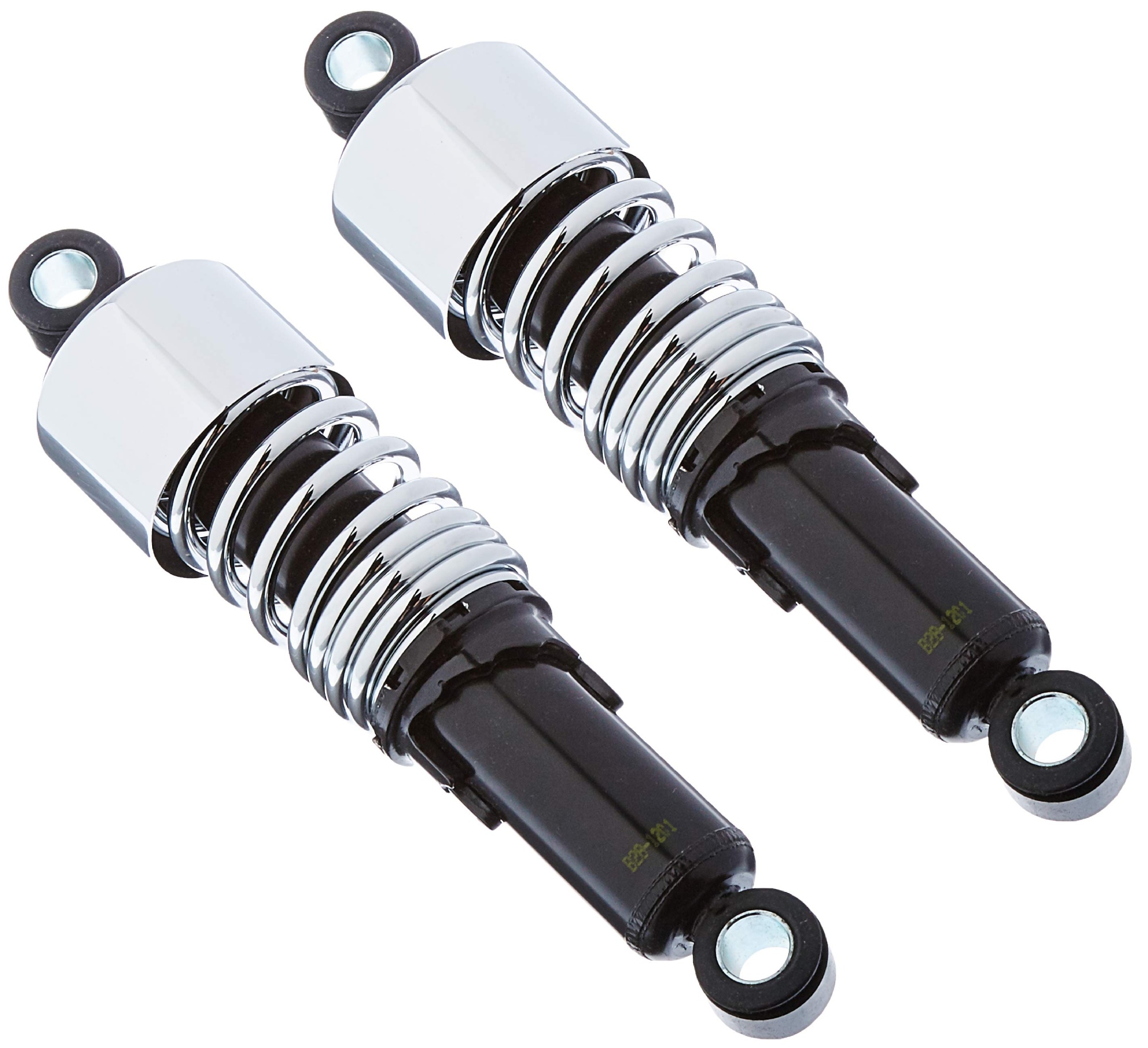 Chrome 10.5 Slammer Rear Shock Lowering Kit For Harley Touring 1984-Up - Adjustable