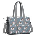 thumbnail image 2 of Teacher Tote Bag,King Charles Cavalier Teacher Utility Tote Bag,Large Work Tote Bags for Women with Multiple Pockets,Top Zipper Closure,13.8x10.6x6.7 Inch, 2 of 5