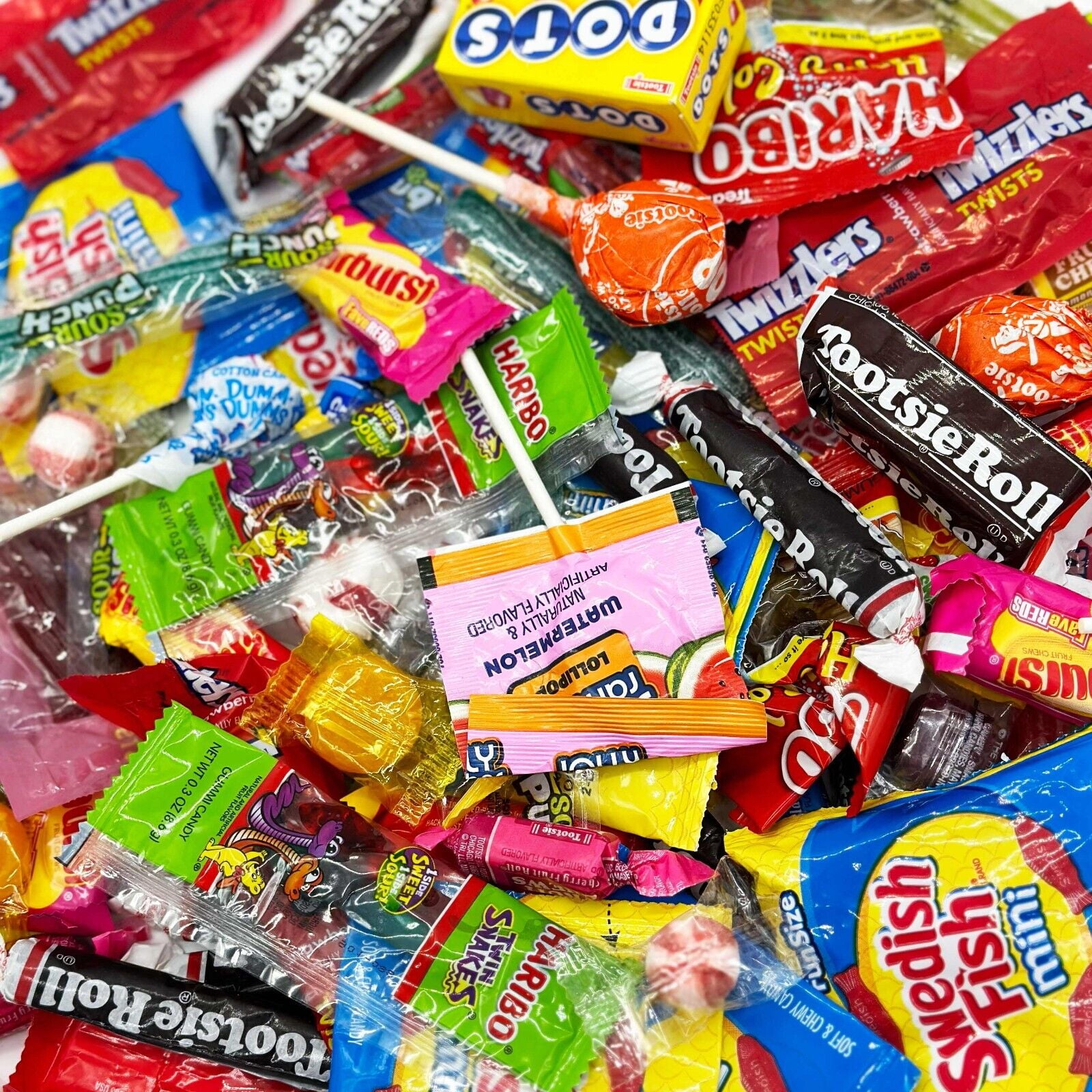 Fun Flavors Box Halloween Bulk Candy 32 oz Variety Pack Party Mix Individually Wrapped Fun Size Candies