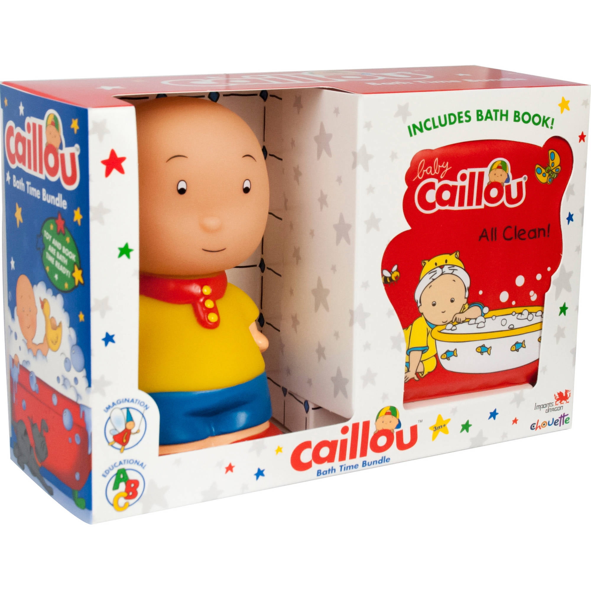 Caillou Bath Time Bundle Includes Bath Book - Walmart.com