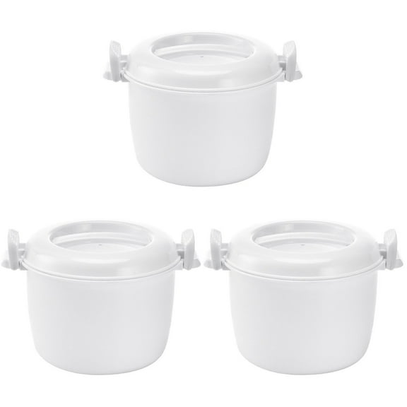 Foxnovo Home Microwave Rice Cooker Versatile for Rice Veggies Pasta Cooking