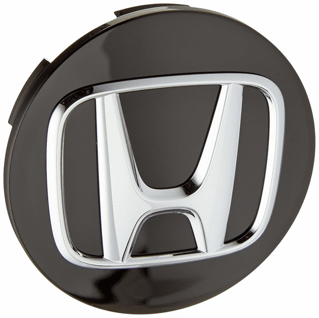 New Genuine Honda Black Wheel Center Cap w/ Chrome "H" 44732-TR3-A01 Set of 4 