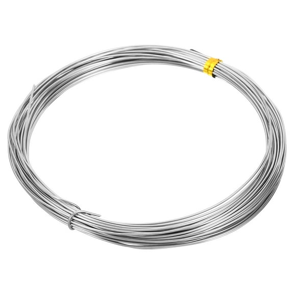 Uxcell Soft Nickel Silver Wire, 20Gauge/0.8mm Diameter 10m/32.8ft Pure Craft Wire