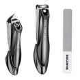 thumbnail image 1 of Cortaúñas de acero inoxidable, cortaúñas con receptor, kit de cortaúñas afilado y duradero para hombres y mujeres, 1 of 8