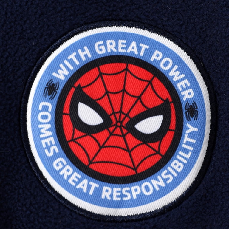 Marvel Spider-Man Boys Fleece Varsity Jacket photo 8