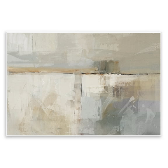 Stupell Industries Shimmering Meadow Abstract Abstract Painting Unframed Art Print Wall Art, 15 x 10