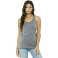 thumbnail image 2 of Bella Canvas 6008 Women`s Jersey Racerback Tank, XL, White, 2 of 6