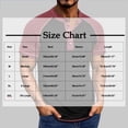 thumbnail image 2 of Blusa de Manga Corta de los Hombres Botones de Color Sólido Al Aire Libre Respirable Cuello Redondo, Sudadera Suelta Casual para Diario, 2 of 8