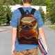 thumbnail image 4 of Easygdp Maple Leaf Meditating Chihuahua Mochila Ligera de 15 Pulgadas para Estudiantes, Mochila Cómoda para la Escuela y Viajes, Correas Ajustables, 4 of 6