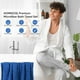 thumbnail image 3 of Toallas de baño HOMEXCEL Paquete de 2 Microfibra Ultra Suaves Azul 70x140 cm, 3 of 8