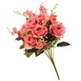 thumbnail image 1 of National Tree RAS-H18028PK-1 19 in. Pink Artificial Large Rose Flower Bouquet, 1 of 1