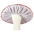 thumbnail image 3 of Dreamstall Sombrero de seta para disfraz, accesorio de cosplay, sombrero de fiesta, gorra de gran tamaño con ala con cable (rojo), 3 of 5