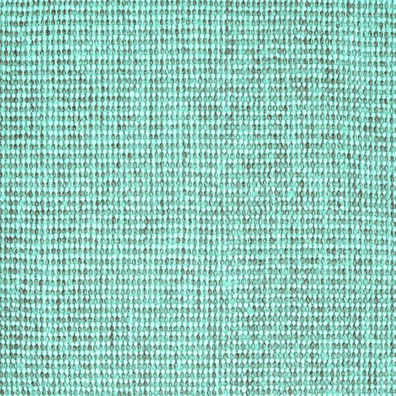Ahgly Company Indoor Square Abstract Turquoise Blue Contemporary Area Rugs, 3' Square
